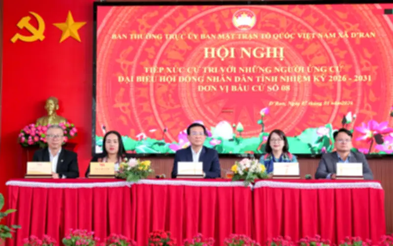 Lâm Đồng: Ứng cử viên HĐND tỉnh tiếp xúc cử tri, cam kết phát triển du lịch và nông nghiệp D'ran