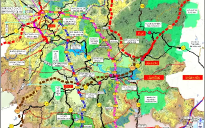 Lâm Đồng thống nhất phương án tuyến cao tốc Phan Thiết - Bảo Lộc - Gia Nghĩa