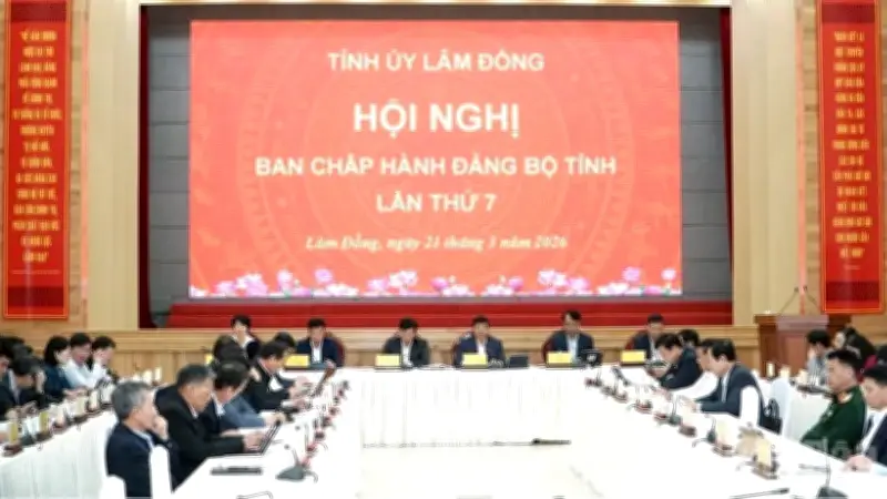 Lâm Đồng thông qua loạt chủ trương lớn tại Hội nghị Ban Chấp hành Đảng bộ lần thứ 7