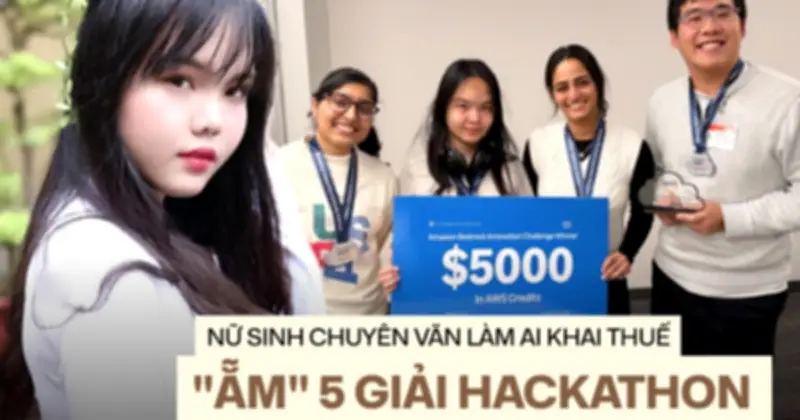 Lâm Đào Quế Anh: Từ học sinh chuyên Văn đến ngôi sao hackathon AI toàn cầu