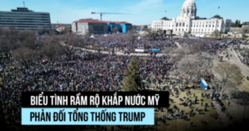 Làn sóng biểu tình rộng khắp nước Mỹ phản đối Tổng thống Trump