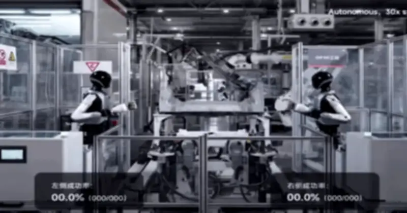 Lần đầu tiên trong lịch sử: Robot hình người Xiaomi tự lắp ráp ô tô điện, tỷ lệ thành công 90,2%