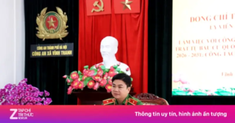 Lãnh đạo Công an Hà Nội kiểm tra công tác an ninh trật tự phục vụ bầu cử