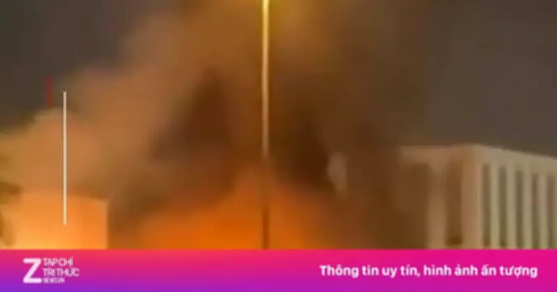 Lãnh sự quán Mỹ tại Dubai bốc cháy, nghi vấn liên quan đến drone Iran