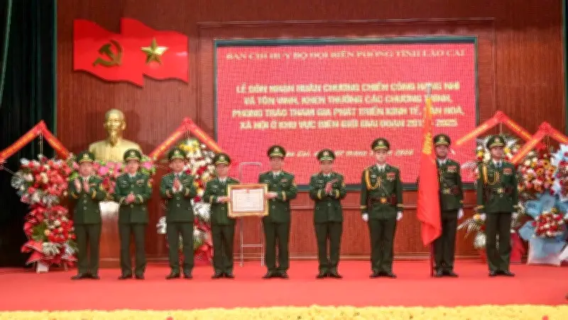 Lào Cai vinh danh Bộ đội Biên phòng với Huân chương Chiến công hạng Nhì
