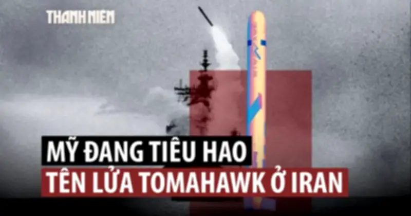 Mỹ bắn hơn 850 tên lửa Tomahawk vào Iran trong 4 tuần, lo ngại cạn kiệt kho vũ khí
