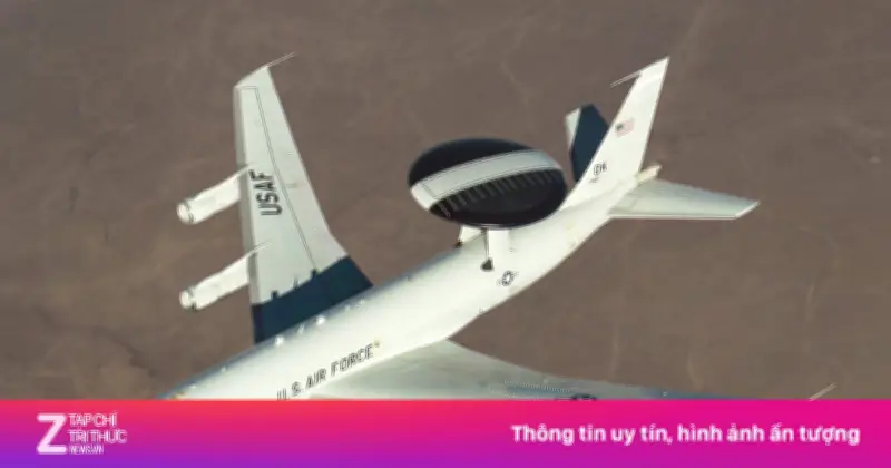 Mỹ chịu tổn thất nặng khi Iran phá hủy máy bay chỉ huy E-3 AWACS tại căn cứ Ả Rập Saudi