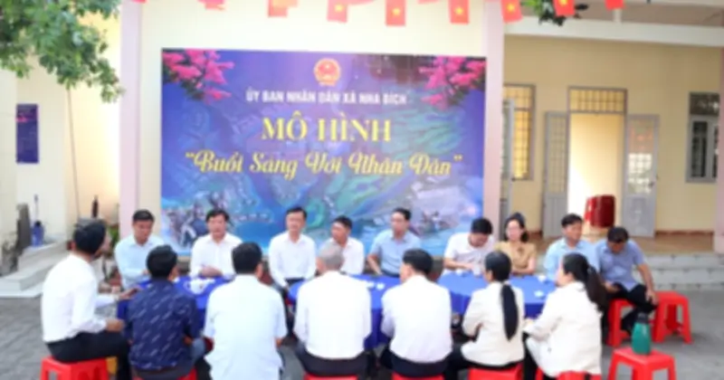 Mô hình 'Buổi sáng với nhân dân' tại Đồng Nai: Kết nối chính quyền và người dân