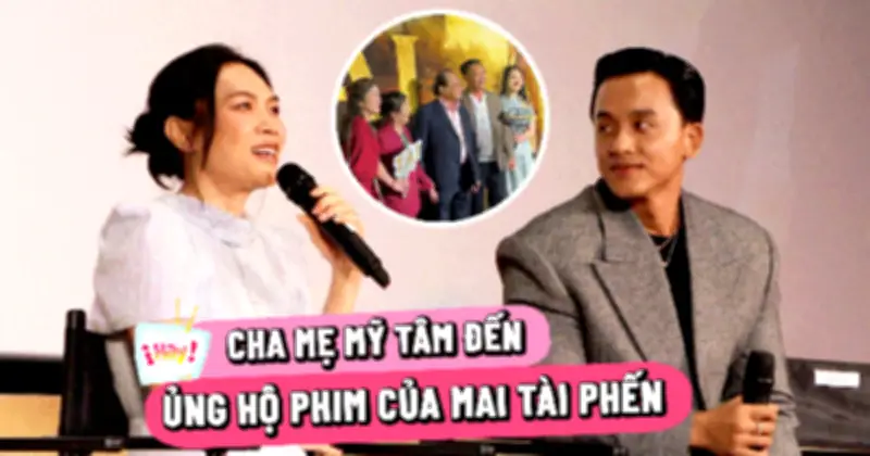 Mỹ Tâm và Mai Tài Phến ra mắt phim 'Tài', gia đình ủng hộ nhiệt tình