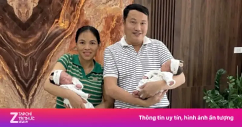 Mẹ U50 sinh đôi sau 2 tháng con gái đẻ, gia đình Bắc Ninh tất bật chăm 3 bé