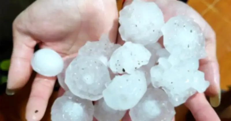 Mưa đá bất ngờ trút xuống Hà Nội và các tỉnh miền Bắc trong sáng 30/3