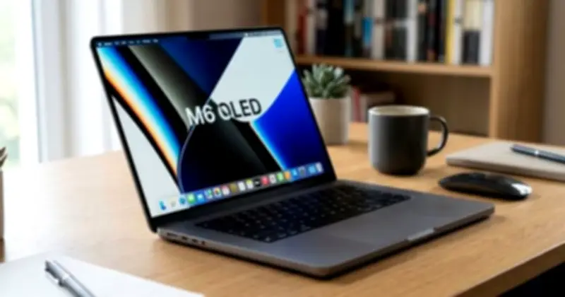 MacBook Pro M6 dự kiến giá cao hơn với màn hình OLED, chip 2nm, không thay thế dòng M5