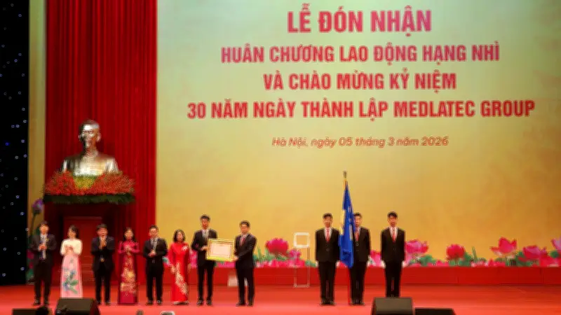 Medlatec đón nhận Huân chương Lao động hạng Nhì, khẳng định vị thế y tế tư nhân