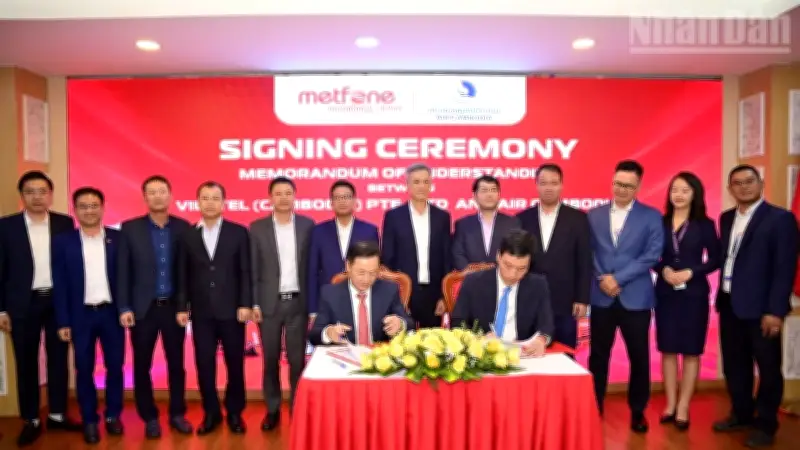 Metfone và Air Cambodia ký MOU hợp tác logistics, mở ra cơ hội phát triển mới