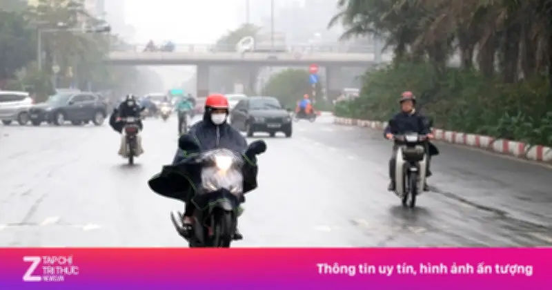 Miền Bắc chuyển mưa nhỏ, mưa phùn từ đêm nay, miền Trung tiếp tục mưa to