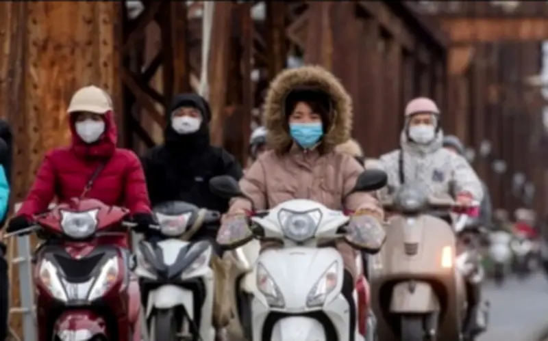 Miền Bắc đón đợt mưa kéo dài, nhiệt độ giảm mạnh do không khí lạnh