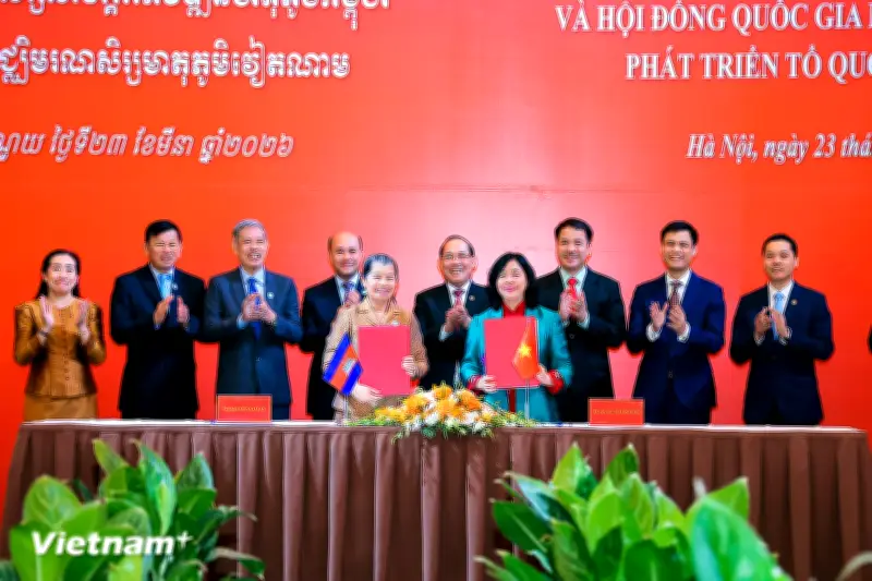 Mặt trận Tổ quốc Việt Nam - Campuchia tăng cường hợp tác giai đoạn 2026-2031