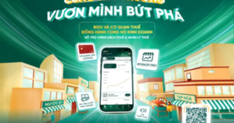 MyShop Pro trên BIDV SmartBanking: Giải pháp toàn diện cho hộ kinh doanh thời số hóa