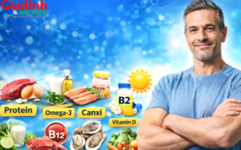 Nam giới ngoài 40 tuổi: 7 dưỡng chất quan trọng giúp giữ phong độ và phòng bệnh sớm