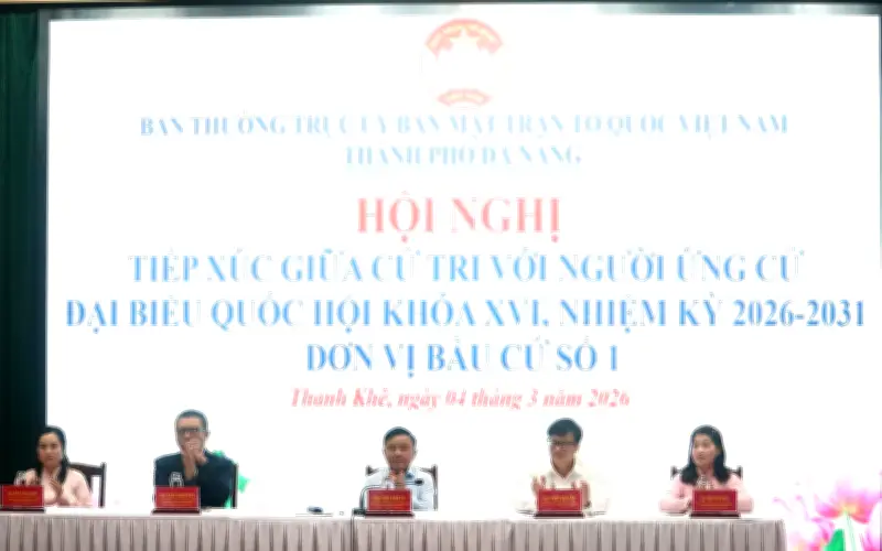 Ứng Cử Viên Đà Nẵng Cam Kết Đại Diện Ý Chí Nhân Dân Tại Hội Nghị Tiếp Xúc Cử Tri