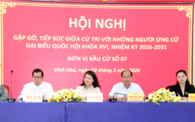 Ứng cử viên Quốc hội An Giang tiếp xúc cử tri, cam kết hành động vì dân