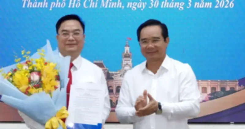 Ông Hoàng Vũ Thảnh Chính Thức Nhận Quyết Định Làm Giám Đốc Sở Tài Chính TP.HCM