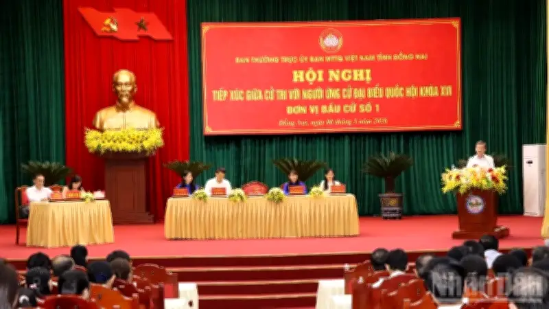 Đồng Nai: Hội Nghị Tiếp Xúc Cử Tri Đơn Vị Bầu Cử Số 1 Với 5 Ứng Cử Viên Quốc Hội