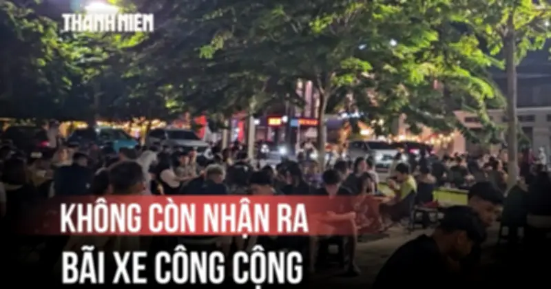 Đồng Nai: Tình trạng chiếm dụng bãi xe công cộng làm quán nước tràn lan