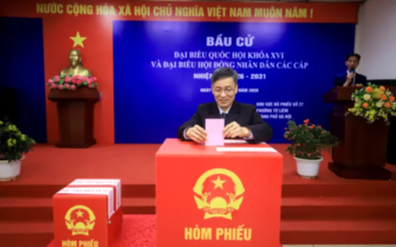 Ông Nguyễn Khánh Ngọc Cùng Cử Tri Hà Nội Bỏ Phiếu Bầu Cử Quốc Hội Khóa XVI