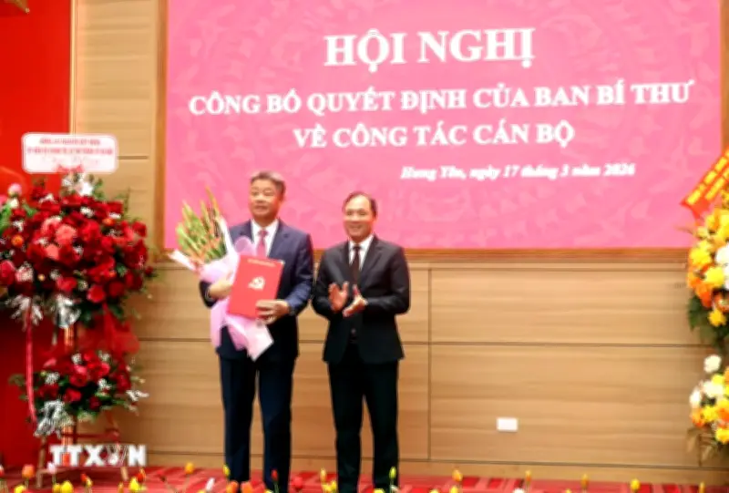 Ông Nguyễn Mạnh Quyền Được Chỉ Định Giữ Chức Phó Bí Thư Tỉnh Ủy Hưng Yên