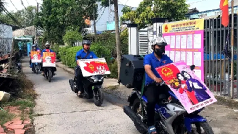 Đồng Tháp: Hơn 800 Thanh Niên Tình Nguyện Hỗ Trợ Công Tác Bầu Cử