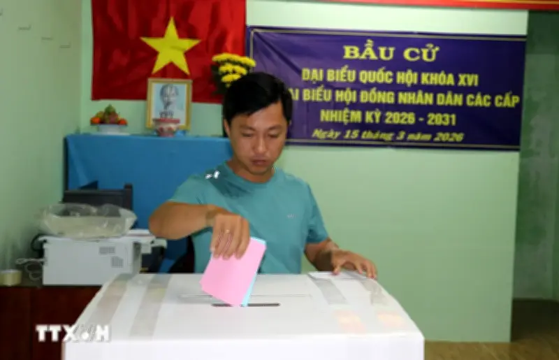 Đồng Tháp khai mạc bầu cử sớm tại xã Cù Lao Tân Phú Đông