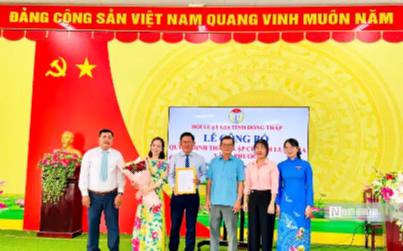 Đồng Tháp thành lập Chi hội Luật gia đầu tiên sau sáp nhập tỉnh tại xã An Phước