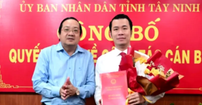 Ông Trương Tấn Sơn được bổ nhiệm làm Giám đốc Sở Công Thương tỉnh Tây Ninh