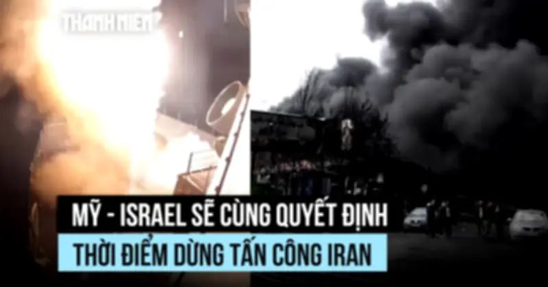 Ông Trump tuyên bố Mỹ và Israel sẽ cùng quyết định thời điểm dừng tấn công Iran