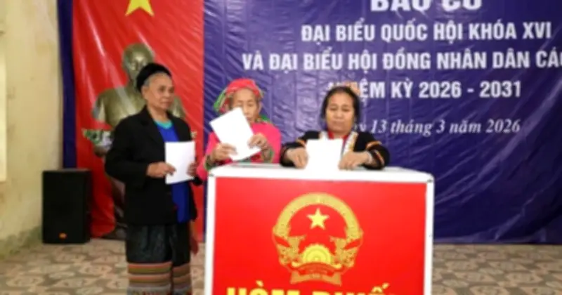 Nghệ An: Cử tri vùng cao, biên giới sớm bầu cử đại biểu Quốc hội và HĐND