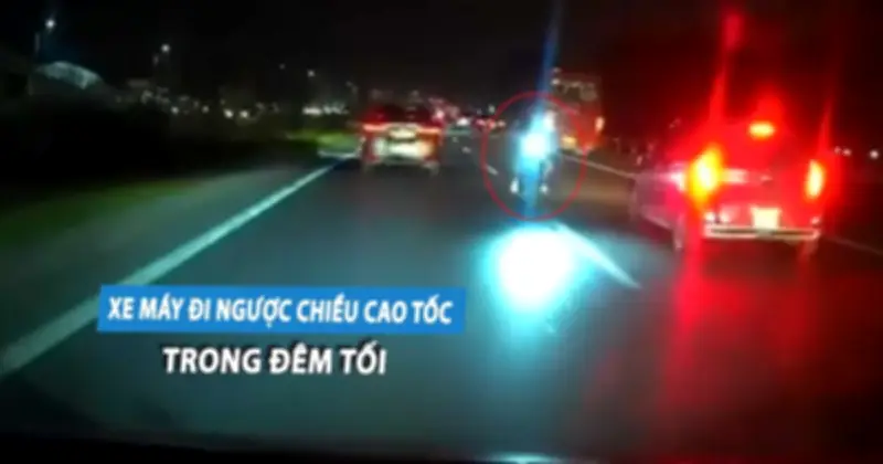 Người đàn ông liều lĩnh phóng ngược chiều cao tốc Hà Nội - Bắc Giang trong đêm