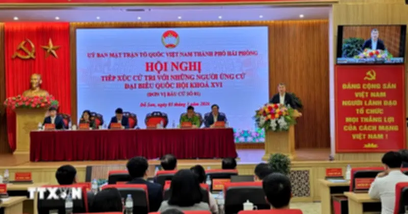 Người ứng cử mong muốn đưa Hải Phòng phát triển mạnh mẽ về cảng biển, logistics