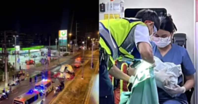 Người phụ nữ sinh con ngay tại cây xăng ở Hà Nội, được hỗ trợ kịp thời