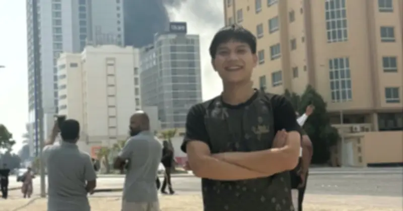 Người Việt ở Bahrain ghi lại cảnh tên lửa bay sáng trời giữa xung đột căng thẳng