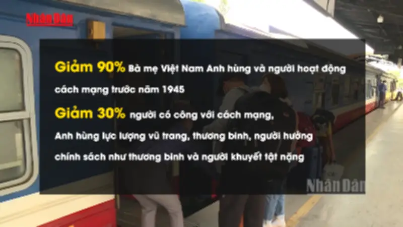 Ngành Đường Sắt Giảm Giá Vé Hành Khách Và Vận Chuyển Hàng Hóa Từ Ngày 13/3