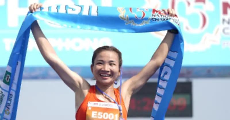 Nguyễn Thị Oanh và dàn sao điền kinh dự Tiền Phong Marathon 2026