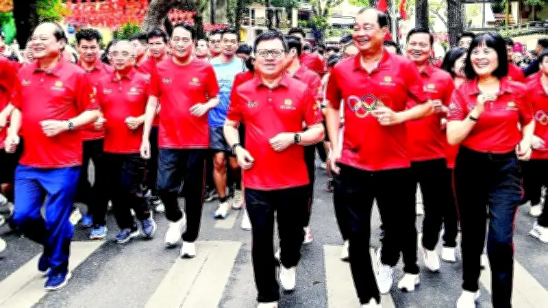 Ngày Chạy Olympic 2026: Hồ Hoàn Kiếm Rực Rỡ Sắc Màu Vì Sức Khỏe Toàn Dân