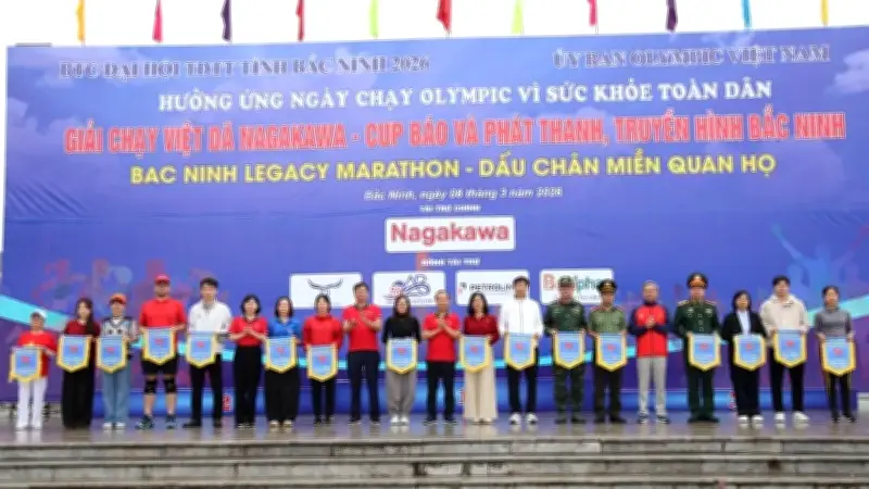 Ngày Chạy Olympic 2026 Tại Bắc Ninh Thu Hút Hơn 8.000 Người Tham Gia