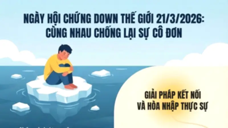 Ngày Hội chứng Down thế giới 2026: Cùng nhau chống lại sự cô đơn