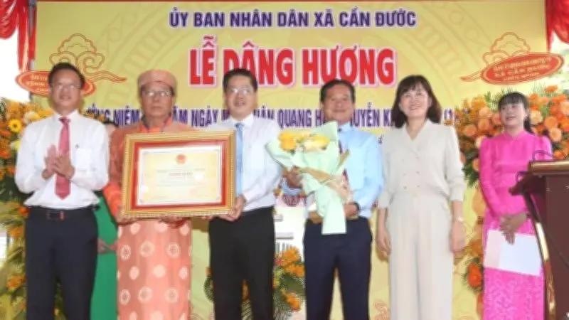 Đình Tân Chánh và lăng mộ Nguyễn Khắc Tuấn được vinh danh di sản quốc gia