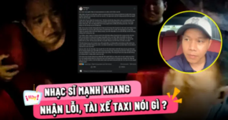 Nhạc sĩ Minh Khang chính thức xin lỗi sau clip cãi vã với tài xế xe công nghệ