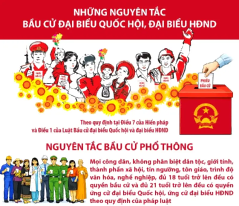 Những Nguyên Tắc Cốt Lõi Trong Bầu Cử Đại Biểu Quốc Hội Và HĐND