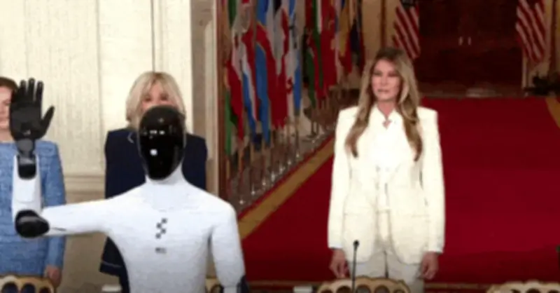 Đệ Nhất Phu Nhân Mỹ Bất Ngờ Đưa Robot Hình Người Đến Nha Trang