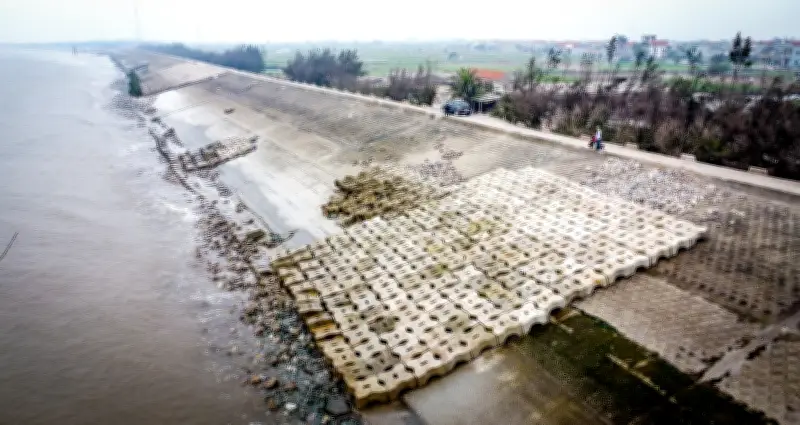 Ninh Bình: Đê biển Hải Thịnh liên tục sạt lở, khẩn cấp nâng cấp trước mùa mưa bão 2026